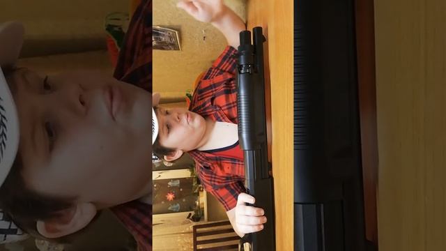 Привет всем показываю помповый дробовик смотреть онлайн