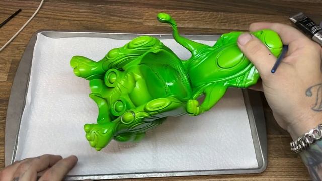 How To Paint A 3D Printed Statue In 15 Mins