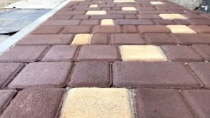 Как и чем покрасить тротуарную плитку? Покраска троту?