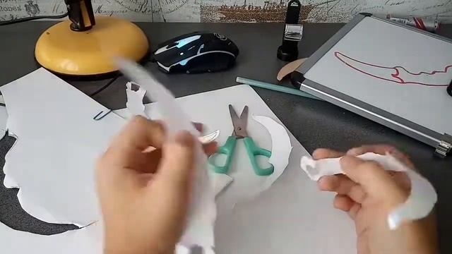 КАК СДЕЛАТЬ КЕРАМБИТ ЗУБ ТИГРА ИЗ БУМАГИ ИЗ cs:go смотреть онлайн