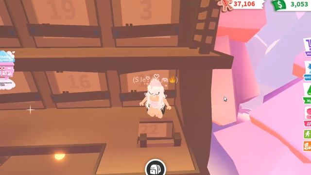 Играю в новогодние обновление (Adopt me!)