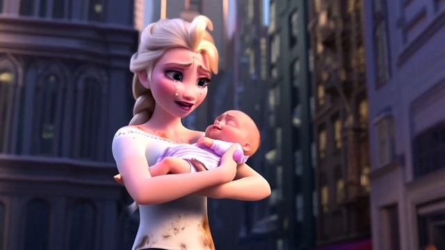 💔 Эльза бездомная – держит ребёнка на холодной улице смотреть онлайн