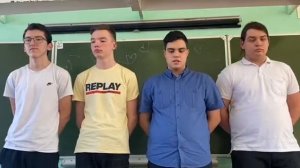 Поздравление от учащихся 10 класса с Международным женским днём