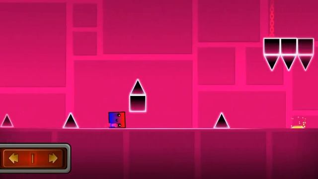 Играем в режим платформер в игре Geometry dash смотреть онлайн