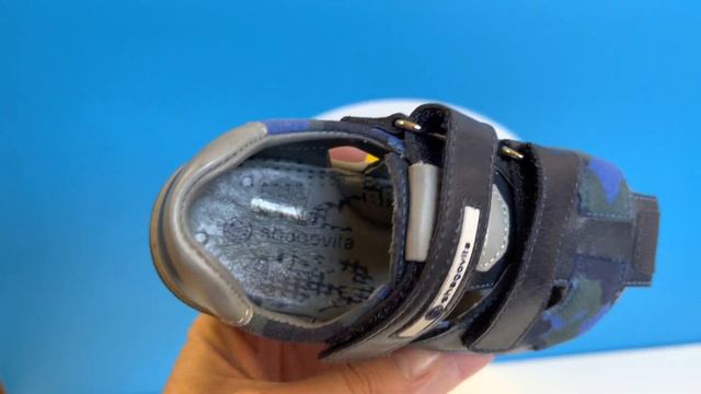Сандалии для мальчика Shagovita 34116 синий смотреть онлайн