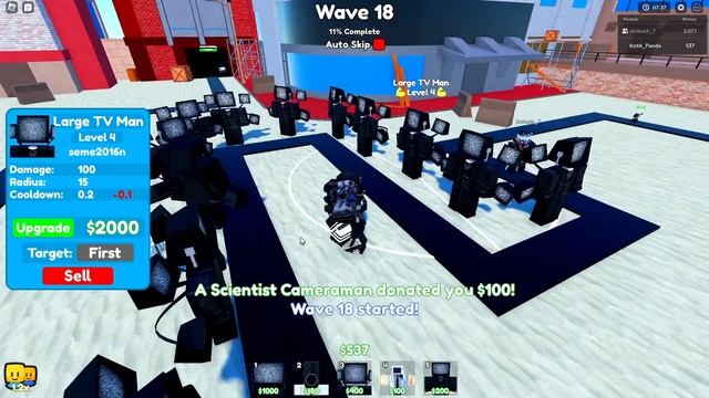 Смотрю как Амбуш проходит Hard в [🚀EP 58] Toilet Tower Defense