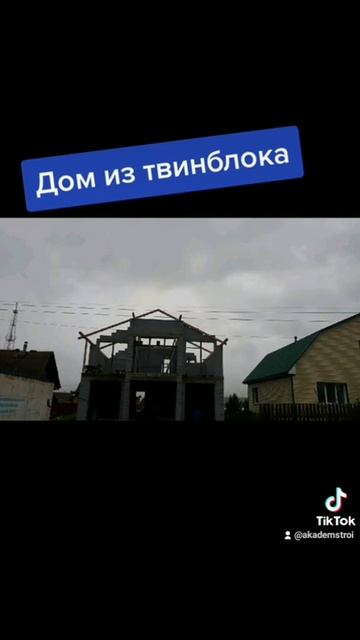 Дом из твинблока