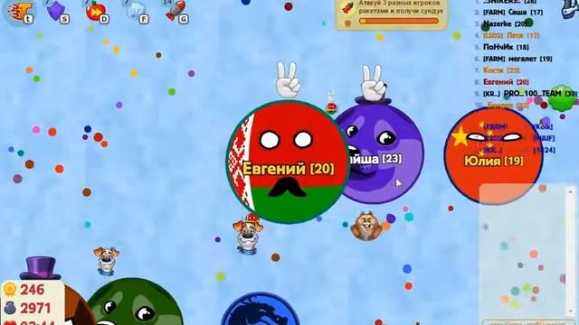 голодные игры - круче агарио!!!сегодня чтото не очень играю только 12к массы!!!