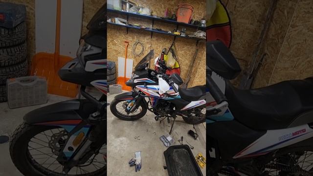 замена 40 звезды на 36 Regulmoto Xadv 300,  впечатления после замены.