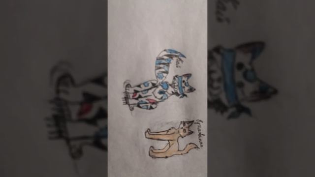 Мои рисунки котов воителей №7 и все мои книги !!! смотреть онлайн