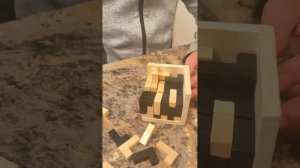 Разбираем г-образную деревянную головоломку тетрис (L-shaped tetris wooden)