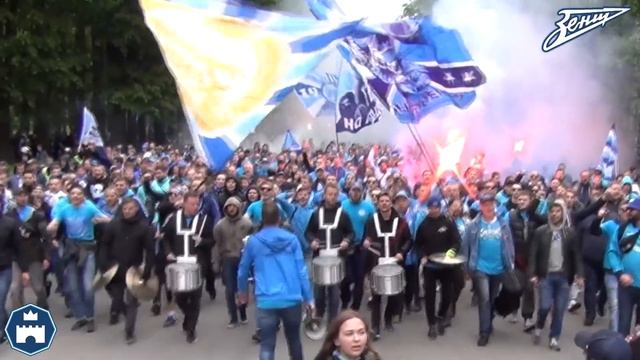 Проход фанатов Зенита 26.05.2019 смотреть онлайн
