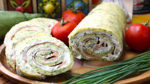 Рулет из кабачков