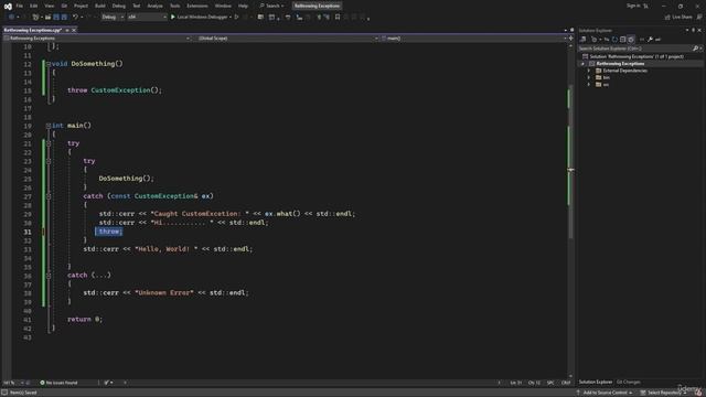 18. Exception Handling смотреть онлайн
