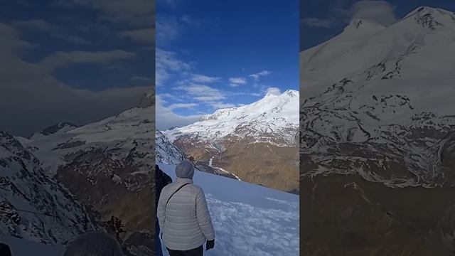 Эльбрус с горы Чегет.. смотреть онлайн