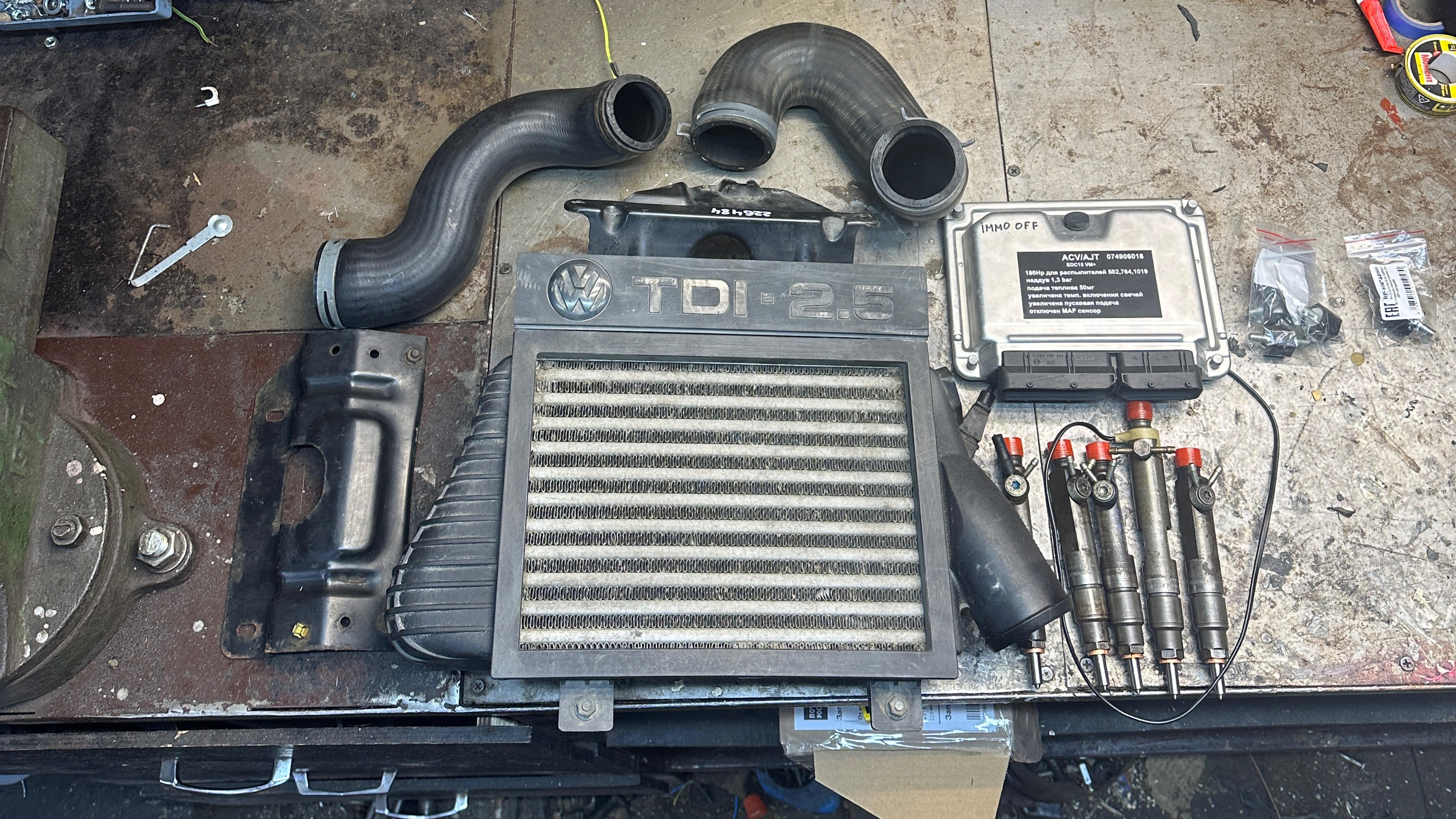 Чип Vw T4 2.5 180 лс