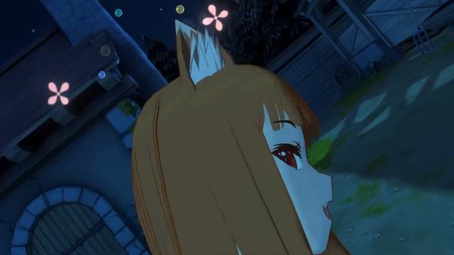 Гладим Холо и Мюри в Spice & Wolf VR 2 смотреть онлайн