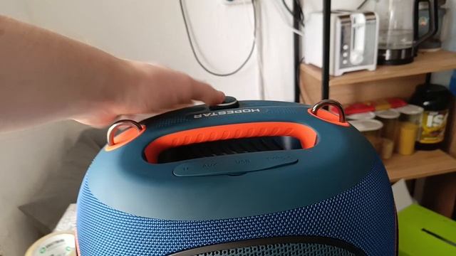 🔥 Колонка Hopestar Party Box 600 синяя 300W ✅ Видеоотчет Набережные Челны💥 смотреть онлайн