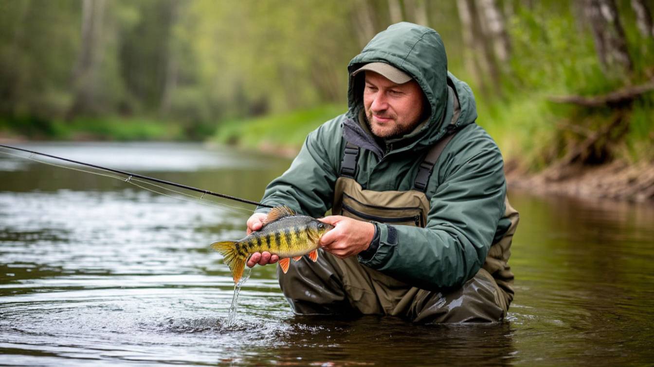 Ловлю ОКУНЯ на микроджиг смотреть онлайн
