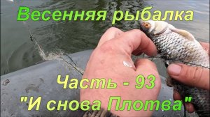 Весенняя рыбалка. Часть - 93. "И снова Плотва".