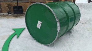 Шикарная самоделка из обычной 200-литровой бочки!!! Не думал, что так получится!!!