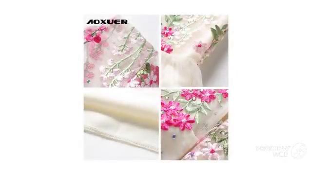 Платье с цветочным рисунком на лето c AliExpress смотреть онлайн