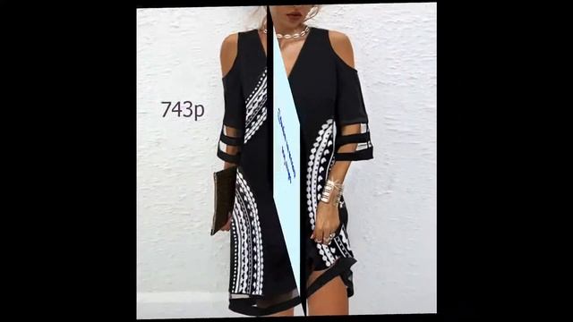 Одежда с AliExpress - Эффектное летнее платье смотреть онлайн