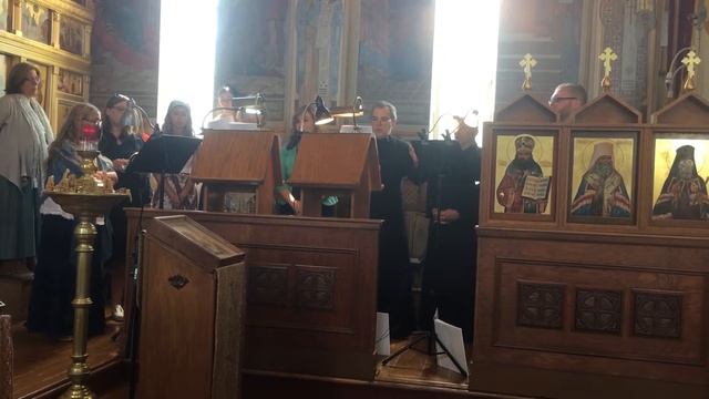 P I 08 14 2022,  Освящение мёда, (1 спас), Blessing Of Honey, ROCOR, Nyack, NY