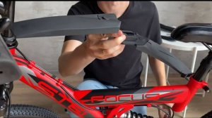 Как установить грязевые крылья на горный велосипед STELS Focus 24 MD