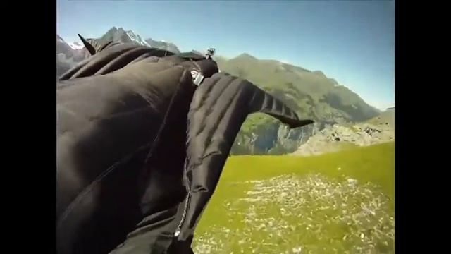 BASE Jumping Вингсьют англ Wingsuit прыжки в специальном кост? смотреть онлайн