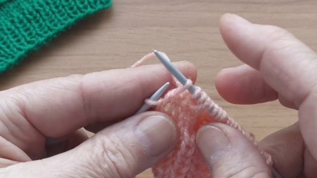 Узор ,,шишечки,, по лицевой глади. смотреть онлайн