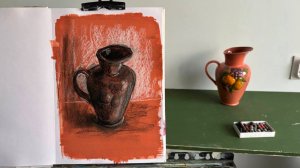 🎨 Рисую кувшин соусом 🏺