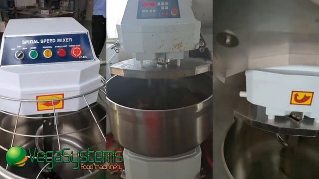 Планетарный миксер для теста Vega Dough Mixer Н20/30/40/60/80/120/240 смотреть онлайн