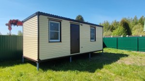 Дачный домик блок контейнер вагончик металлический бытовка Люкс 7 метровый