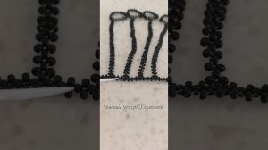 Туториал на браслет-перчатку из бисера 🖤
