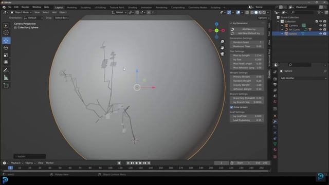 Встроенный IvyGen в Blender - Это ПРОСТО И БЫСТРО Учебное пособие смотреть онлайн