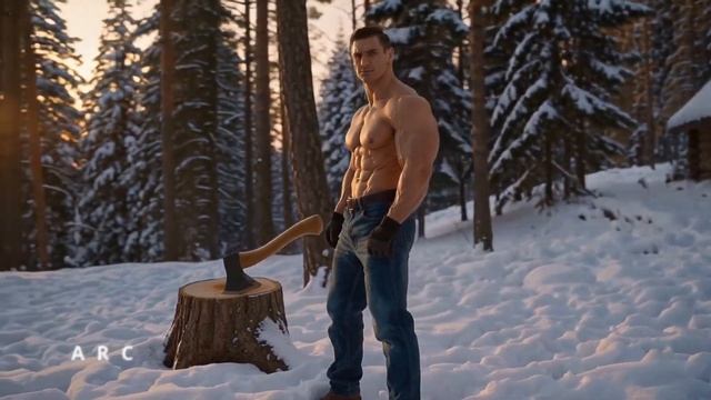 Testing Higgsfield AI's Camera Controls... With Shirtless Lumberjacks In Snow？