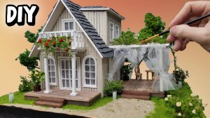 Как сделать красивый домик из картона / DIY