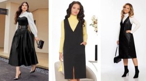 СТИЛЬНЫЕ САРАФАНЫ 2024-2025 ОСЕНЬ-ЗИМА В ЭЛЕГАНТНОМ АУТФИ?