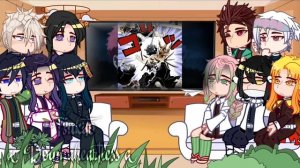 // Реакция хашира +Тамаё +Танджиро на «Почему Кокушибо ?