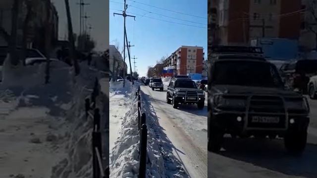 Автопробег Город Оха 23.02.2023