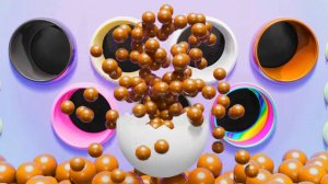 Учим с малышом цвета. Разноцветные 3D шарики. Обучающий мультик для детей