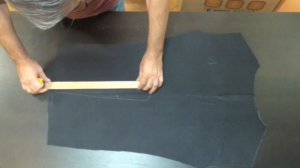 Раскрой подкладки спинки пиджака с одной шлицей