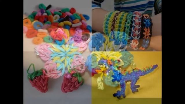 масса вещей из резиночек!
