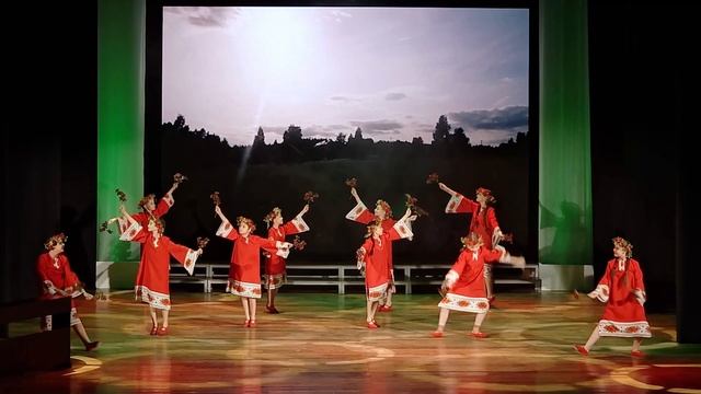 Народный танец Ой, на горе калинка - анс.Вдохновение смотреть онлайн