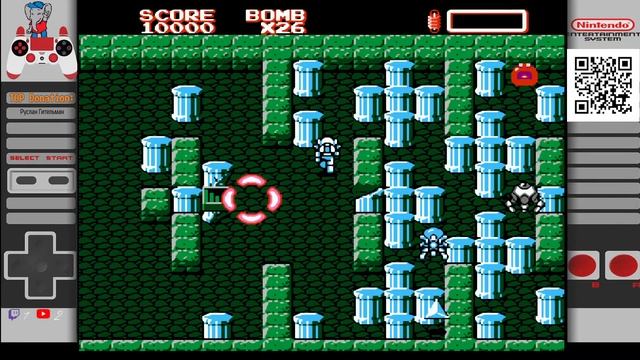 Первый раз в RoboWarrior\Bomber King #1.5 (NES\Dendy  8 Bit)