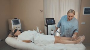 Обучение лазерной эпиляции. Практика, зона голени. Аппараты Honkon и ADSS.