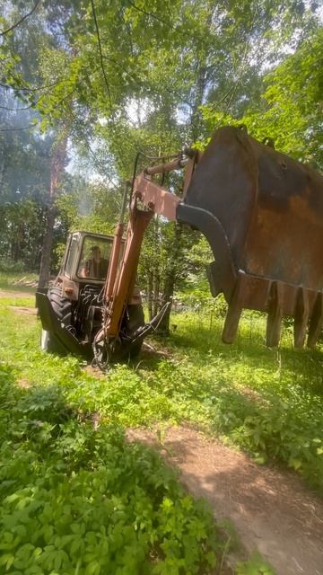 Покупка экскаватора ЮМЗ 6 #трактор#красный#экскаватор#юмз#