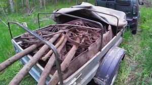 Поиск металлолома по краям полей ⚙ Я здесь первый!