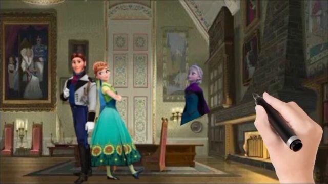 Холодное сердце.Анна и Эльза. Рисуем и играем.Anna And Elsa. Cold Heart.
